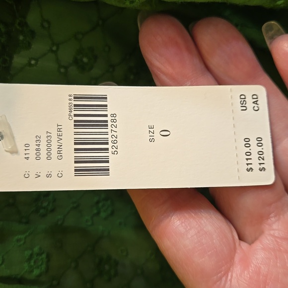 Anthropologie Maeve Laila Ruffle Wrap Long Sleeve Wrap Blouse NWT - Picture 7 of 9